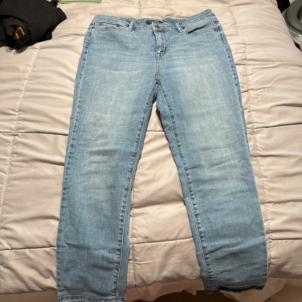 Polo by Ralph Lauren Sky Blue Ankle Pants